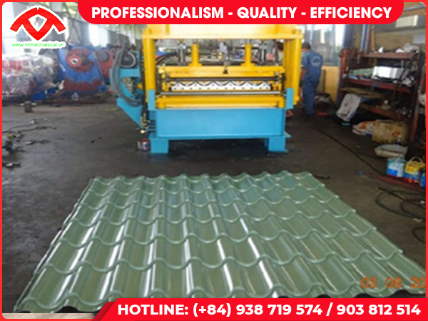 Step Tile Roof Rollforming Machine